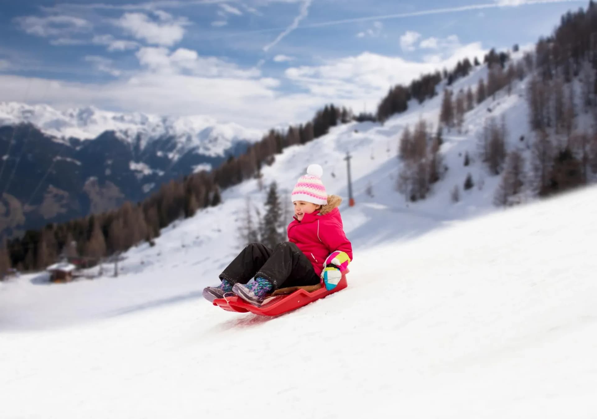 Hotel Rebstock Sledding in Meiringen Hasliberg