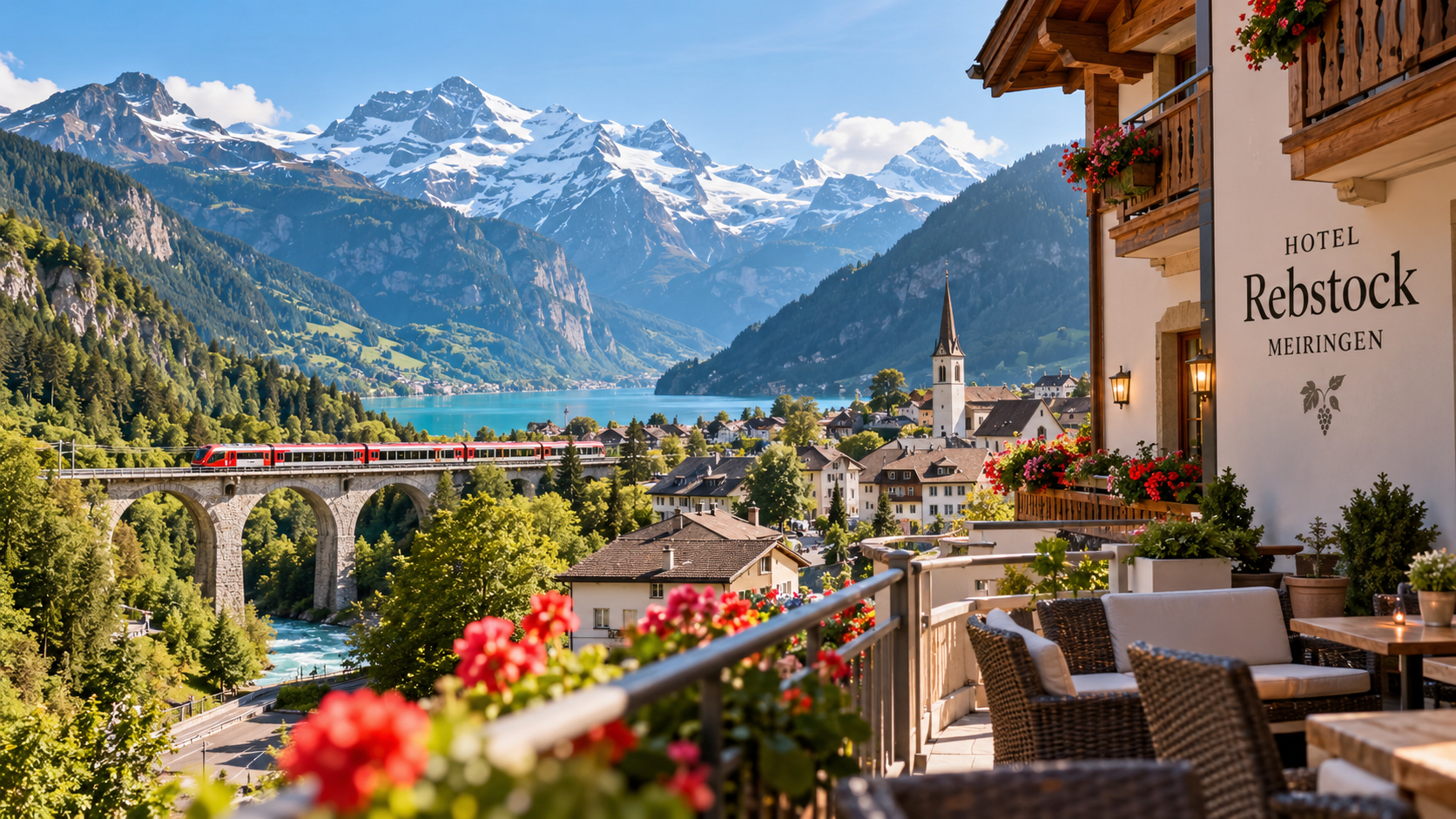 Hôtel pour un itinéraire en Suisse