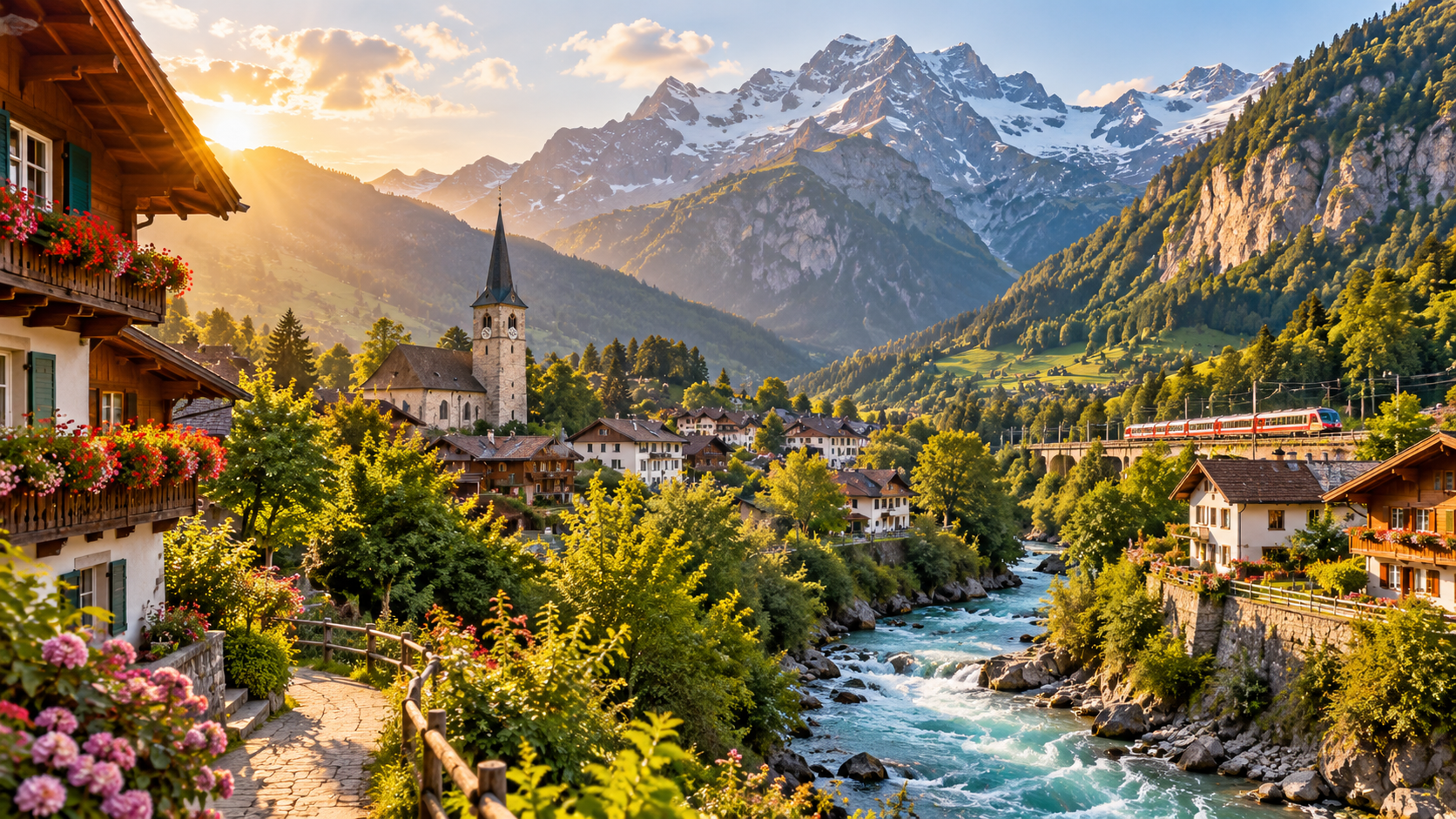 Wo übernachten zwischen Interlaken und Luzern